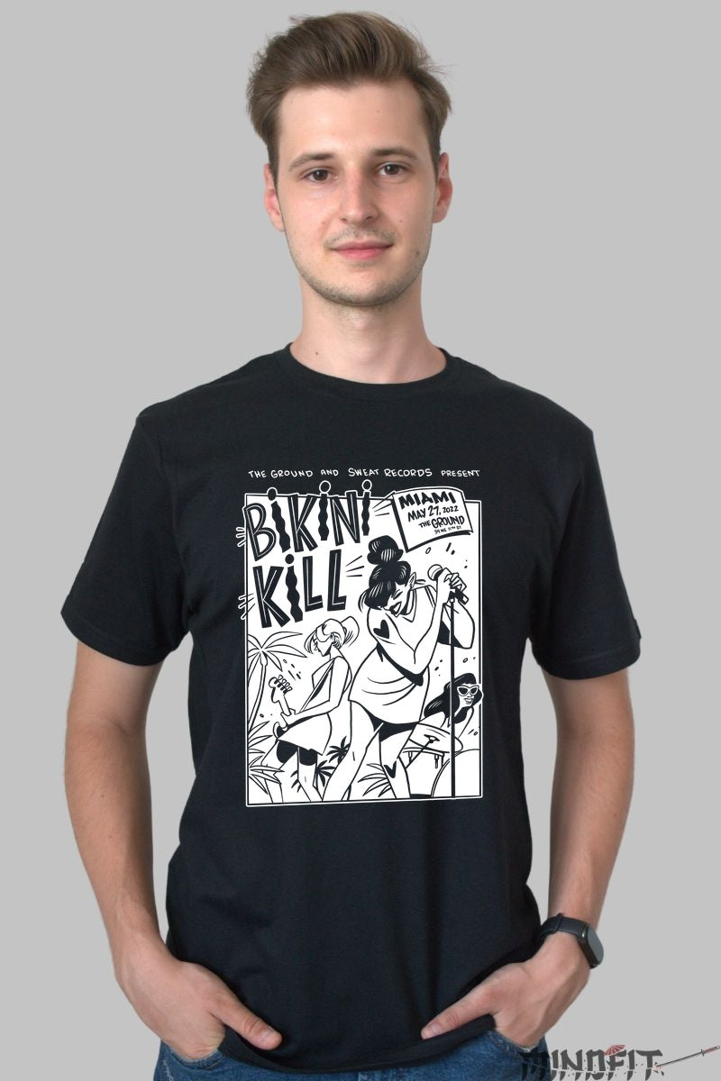 Tricou Bikini Kill - Riot Grrrl Revival barbat negru