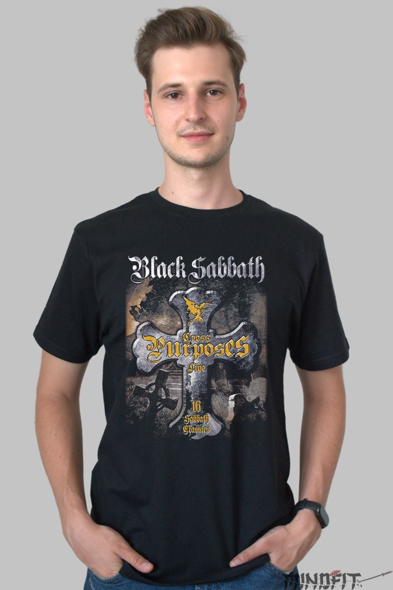 Tricou Black Sabbath - Cross Purposes Live barbat negru