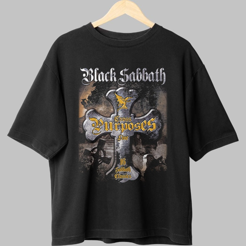 Tricou Black Sabbath - Cross Purposes Live fata