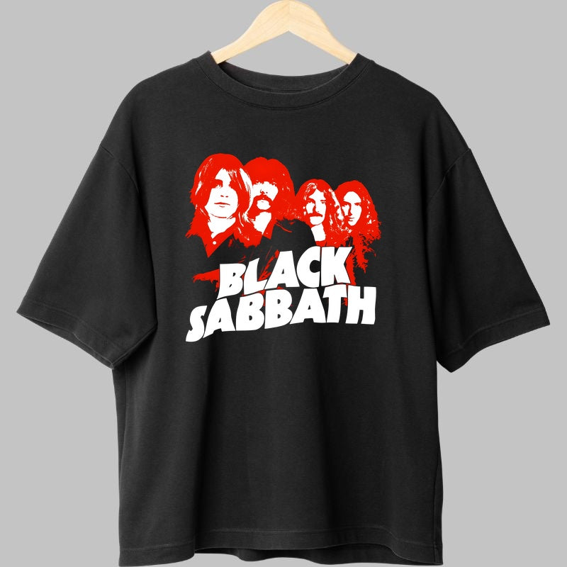 Tricou Black Sabbath - Portret Vintage Legendar fata