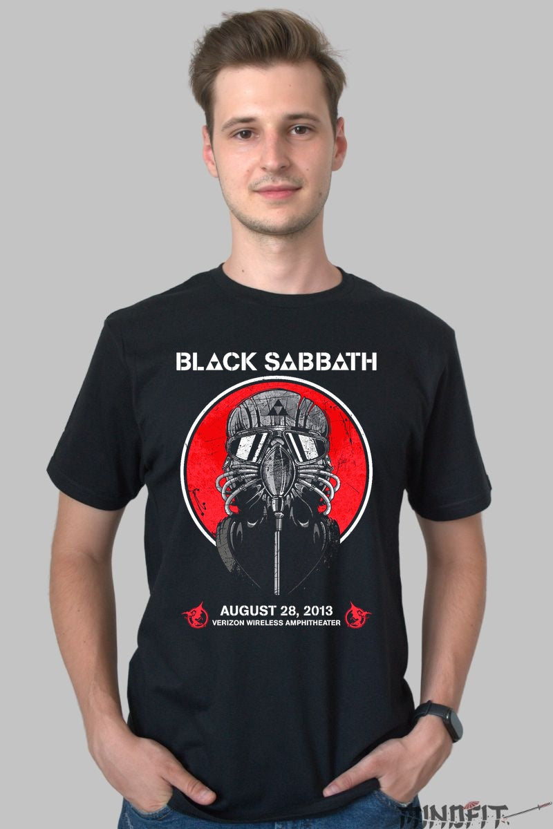 Tricou Black Sabbath - Verizon Live 2013 barbat negru