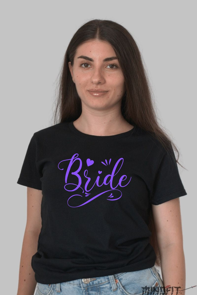 Tricou Bride - Eleganta Simplitatii in Stil Modern Dama Negru