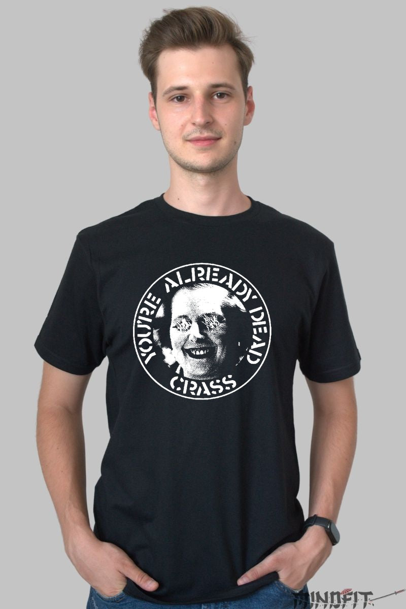Tricou Crass - Already Dead Society barbat negru