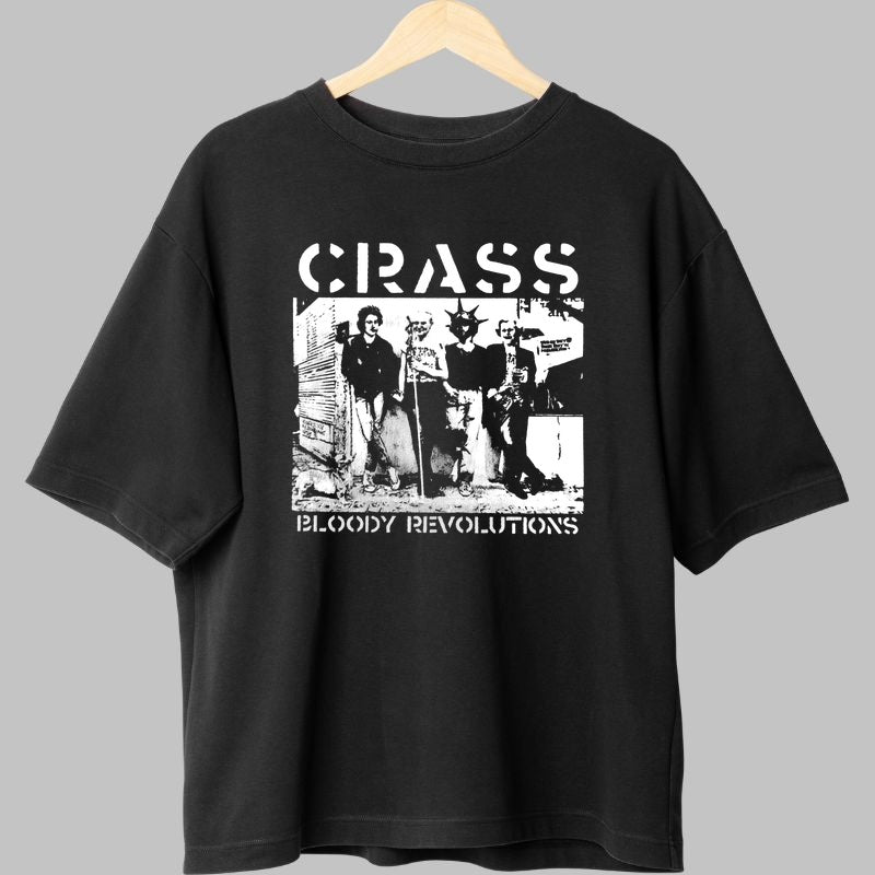 Tricou CRASS - Bloody Revolutions fata