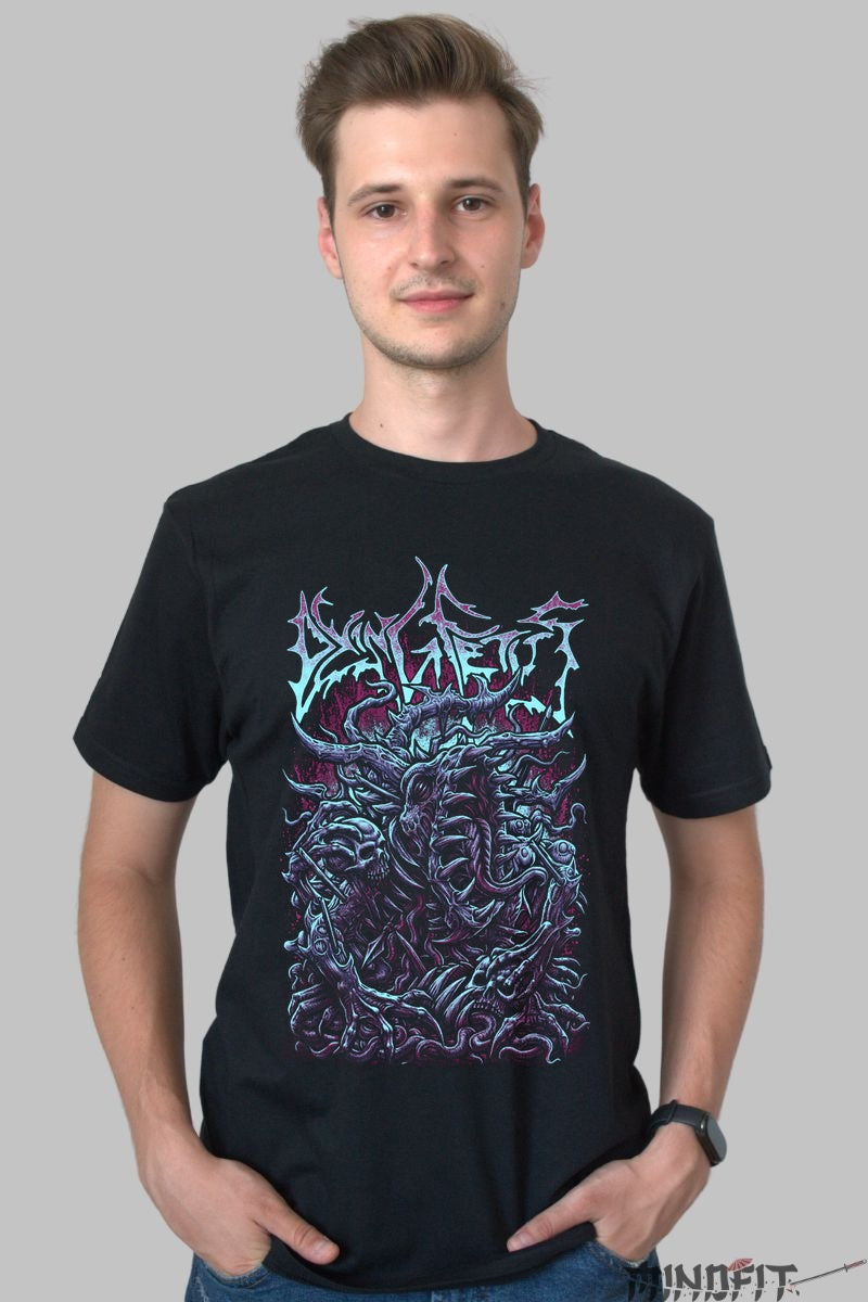 Tricou Dark Inferno - Bestia din Haos barbat negru