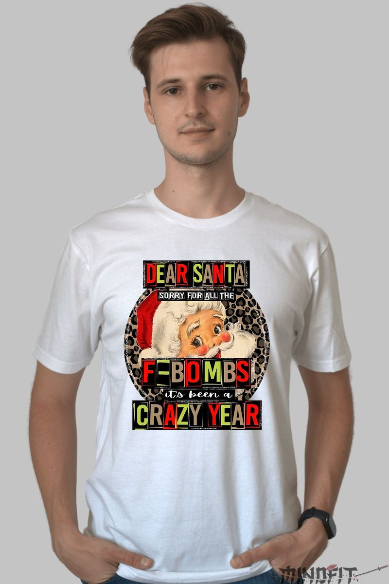 Tricou De Craciun - Scrisoare Catre Mosu barbat alb