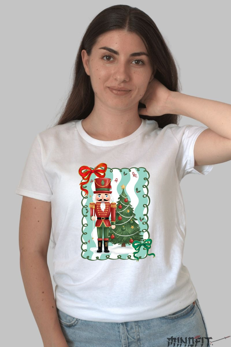 Tricou De Craciun - Spargatorul De Nuci si Bradul Magic dama alb