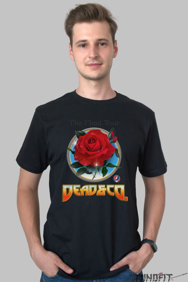 Tricou Dead & Co - The Final Tour Rose Edition barbat negru