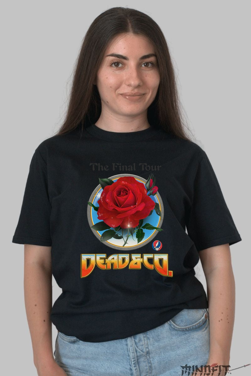 Tricou Dead & Co - The Final Tour Rose Edition dama negru