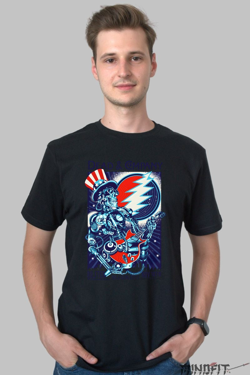 Tricou Dead & Company - Robotul Psychedelic barbat negru