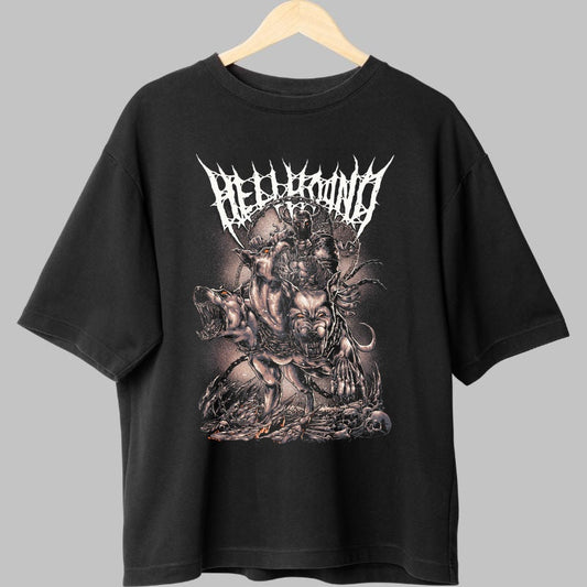 Tricou Deathhound - Bestia din adancuri fata