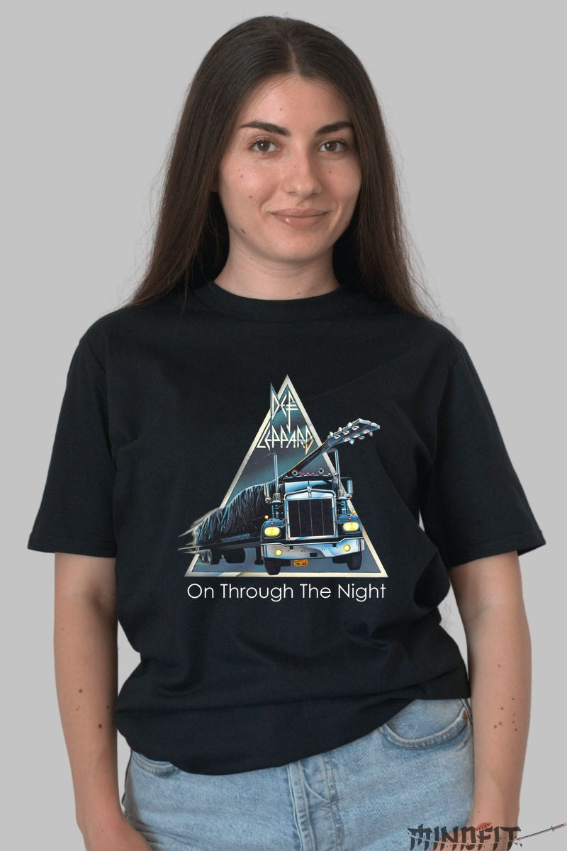 Tricou Def Leppard - On Through The Night dama negru