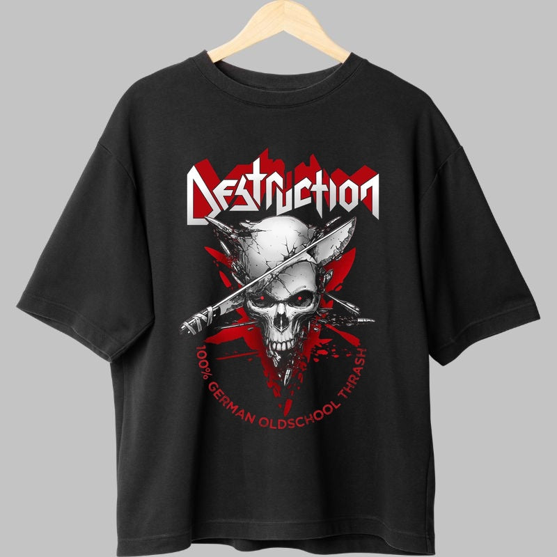 Tricou Destruction - 100% German Oldschool Thrash fata