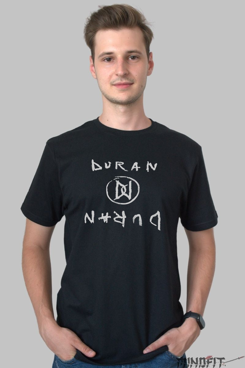 Tricou Duran Duran - Logo Revers Retro barbat negru