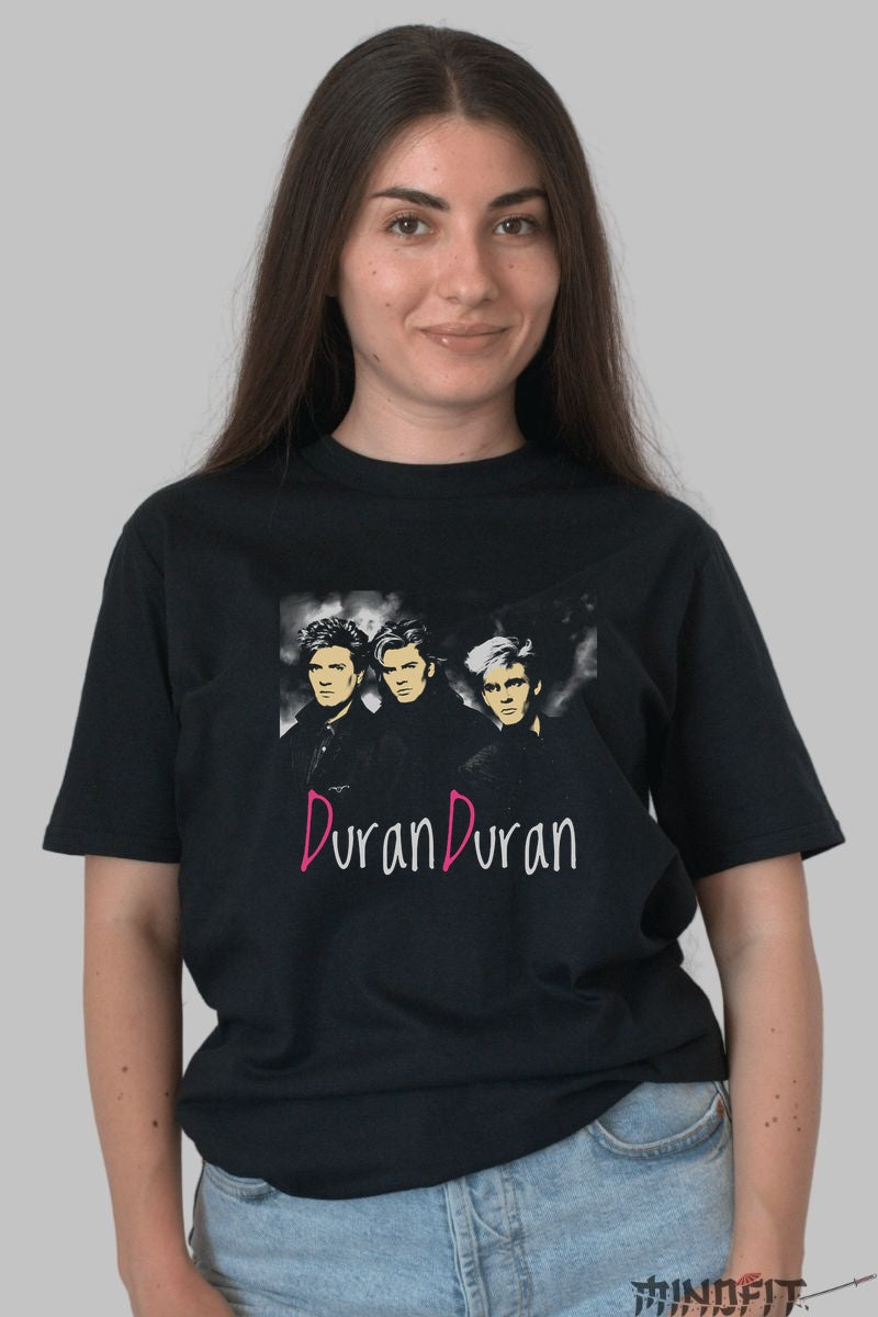 Tricou Duran Duran - New Wave Icons dama negru