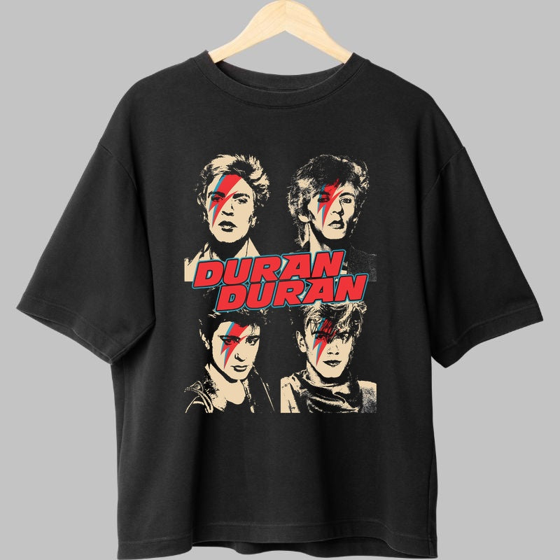 Tricou Duran Duran - New Wave Portrait Edition fata