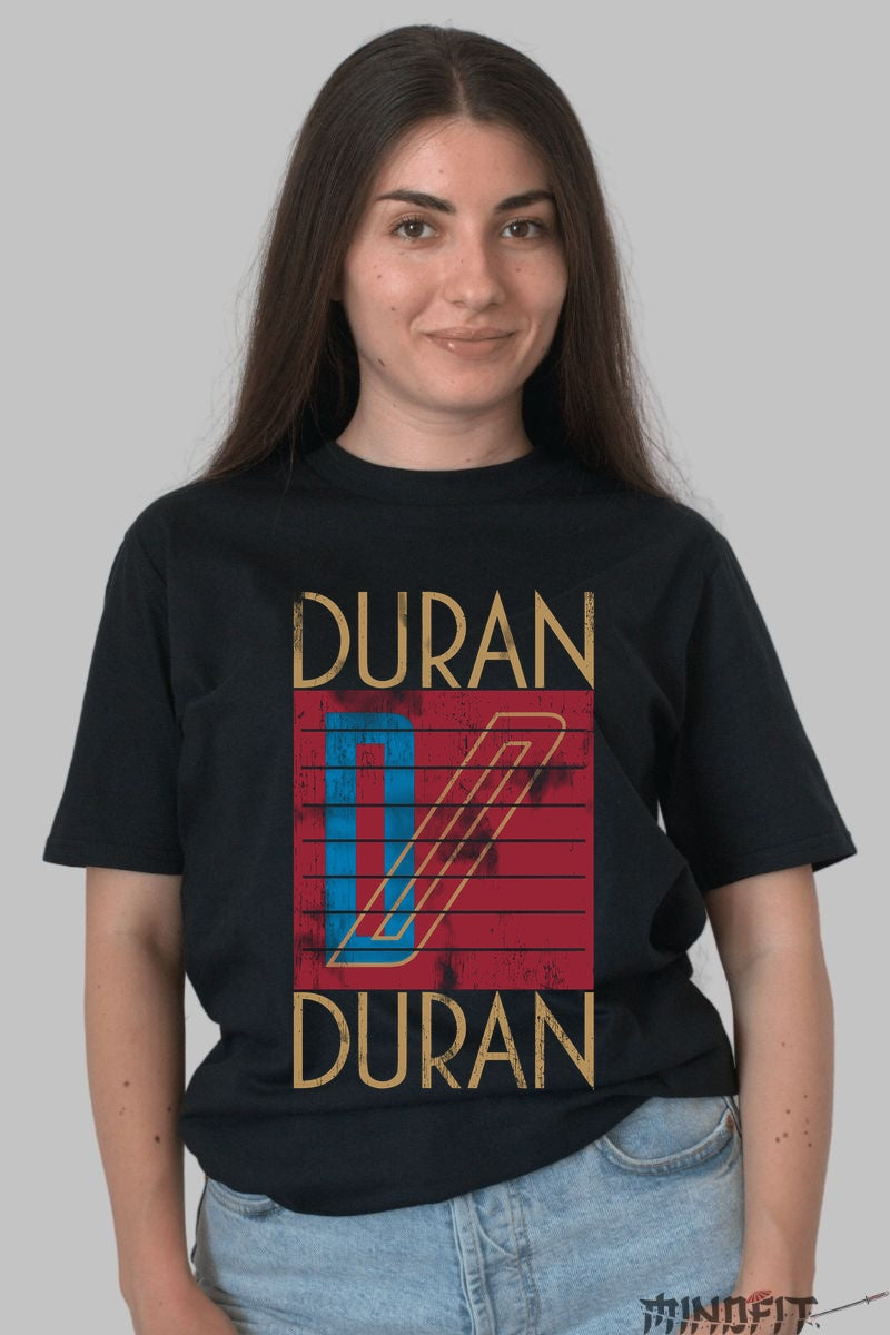 Tricou Duran Duran - Retro Electro Vibes dama negru