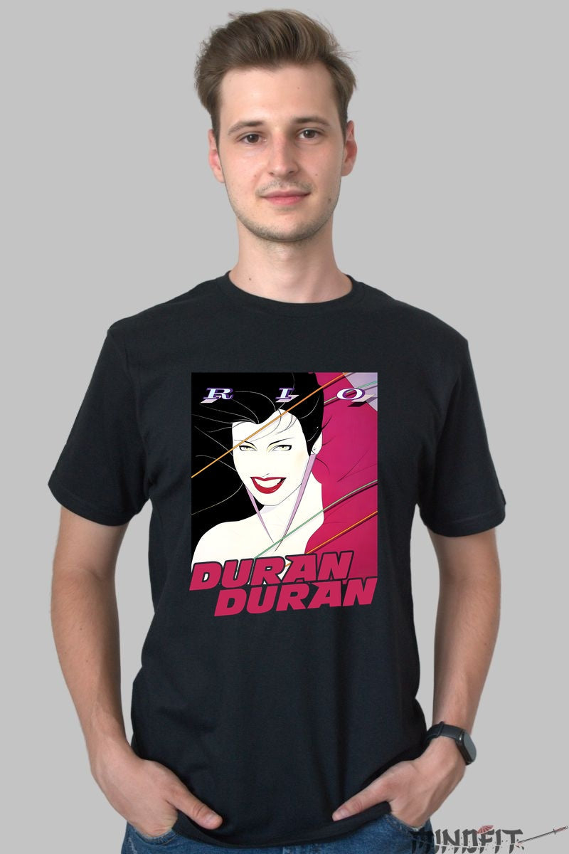 Tricou Duran Duran - Rio Pop Art Edition barbat negru