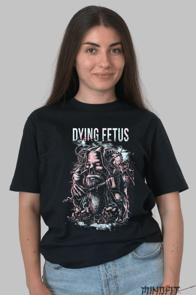Tricou Dying Fetus - Demon Metal Art dama negru