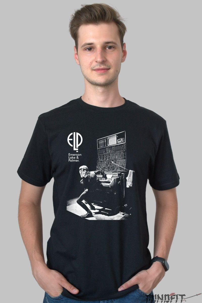 Tricou Emerson Lake & Palmer - Synth Legends Edition barbat negru