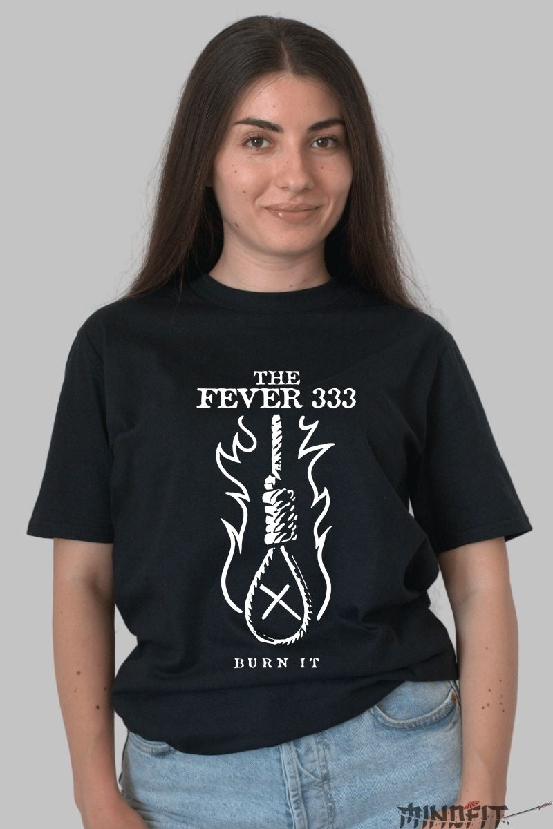 Tricou Fever 333 - Burn It Revolution dama negru