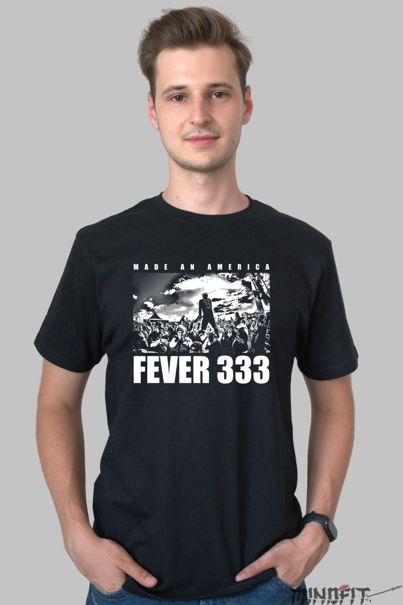 Tricou Fever 333 - Made an America Live barbat negru