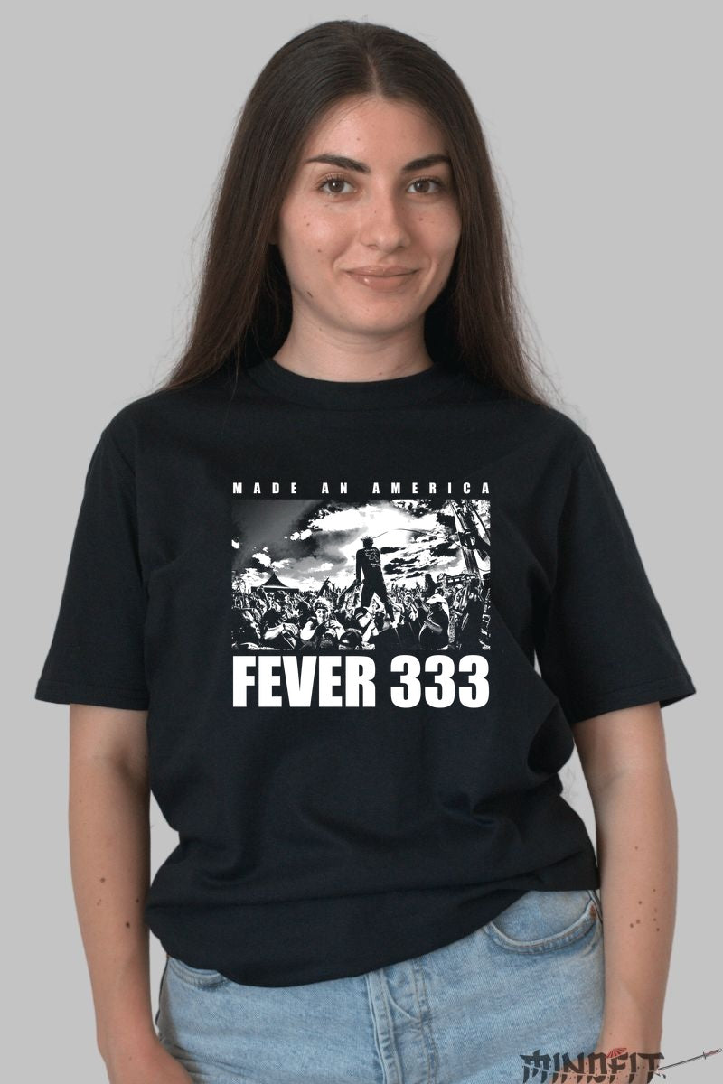 Tricou Fever 333 - Made an America Live dama negru