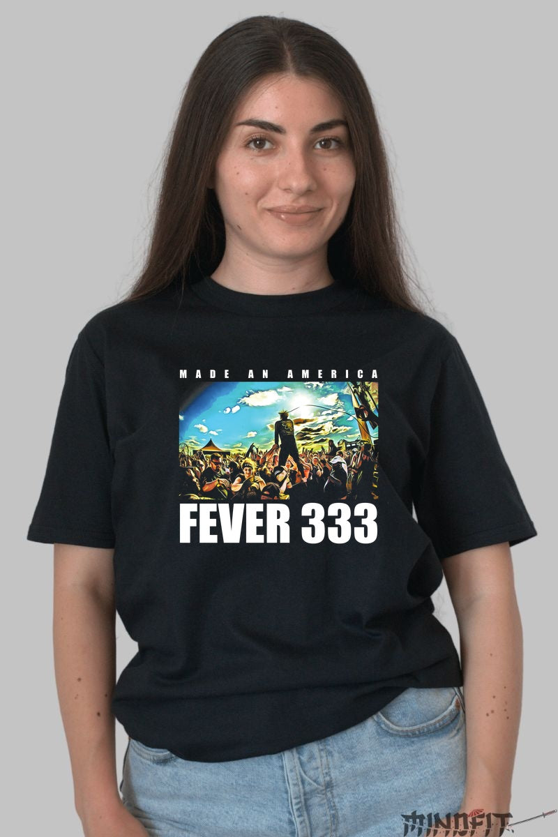 Tricou Fever 333 - Made An America Tour dama negru