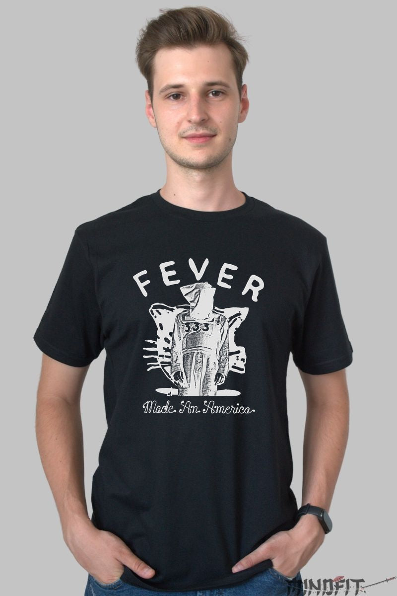 Tricou FEVER - Made in America barbat negru