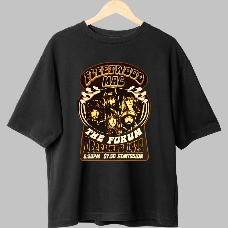 Tricou Fleetwood Mac - Concert The Forum 1975 fata