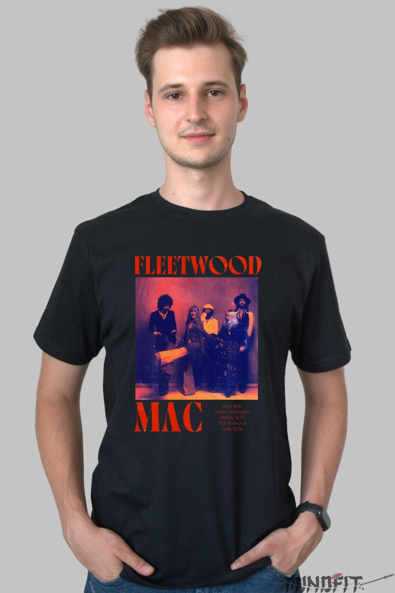 Tricou Fleetwood Mac - Legendary Vibe Edition barbat negru