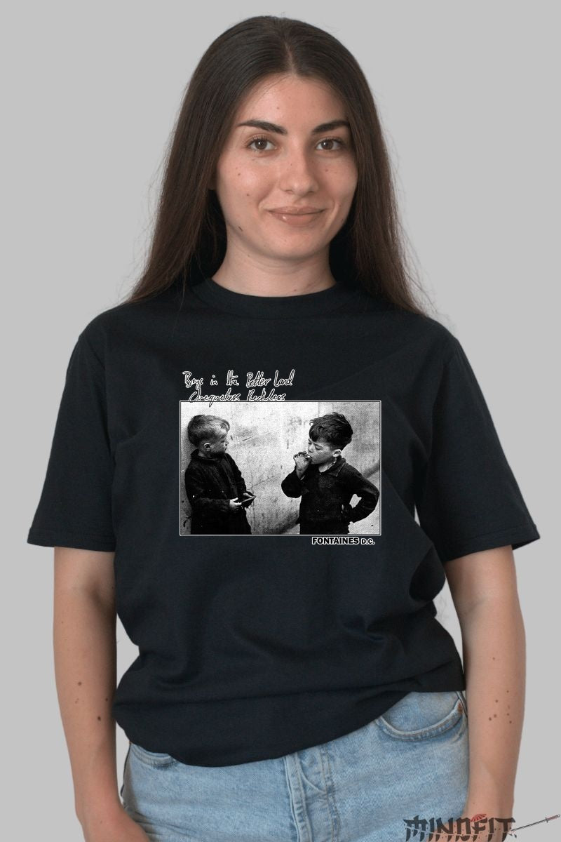 Tricou Fontaines D.C. - Boys in the Better Land dama negru