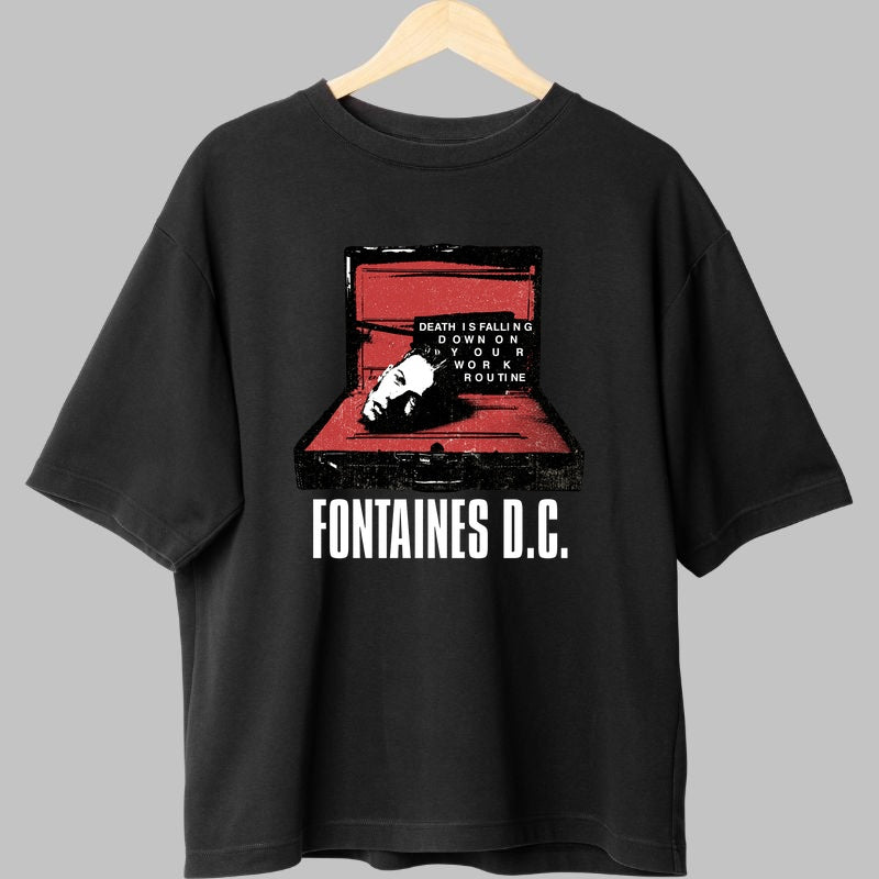 Tricou Fontaines D.C. - Death & Routine fata