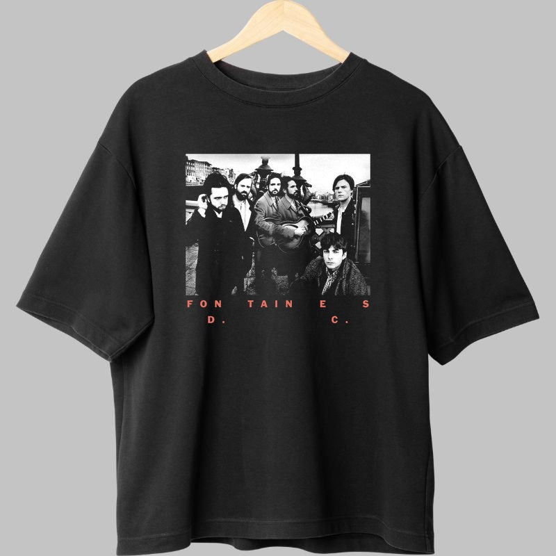 Tricou Fontaines D.C. - Energie post-punk urbana fata