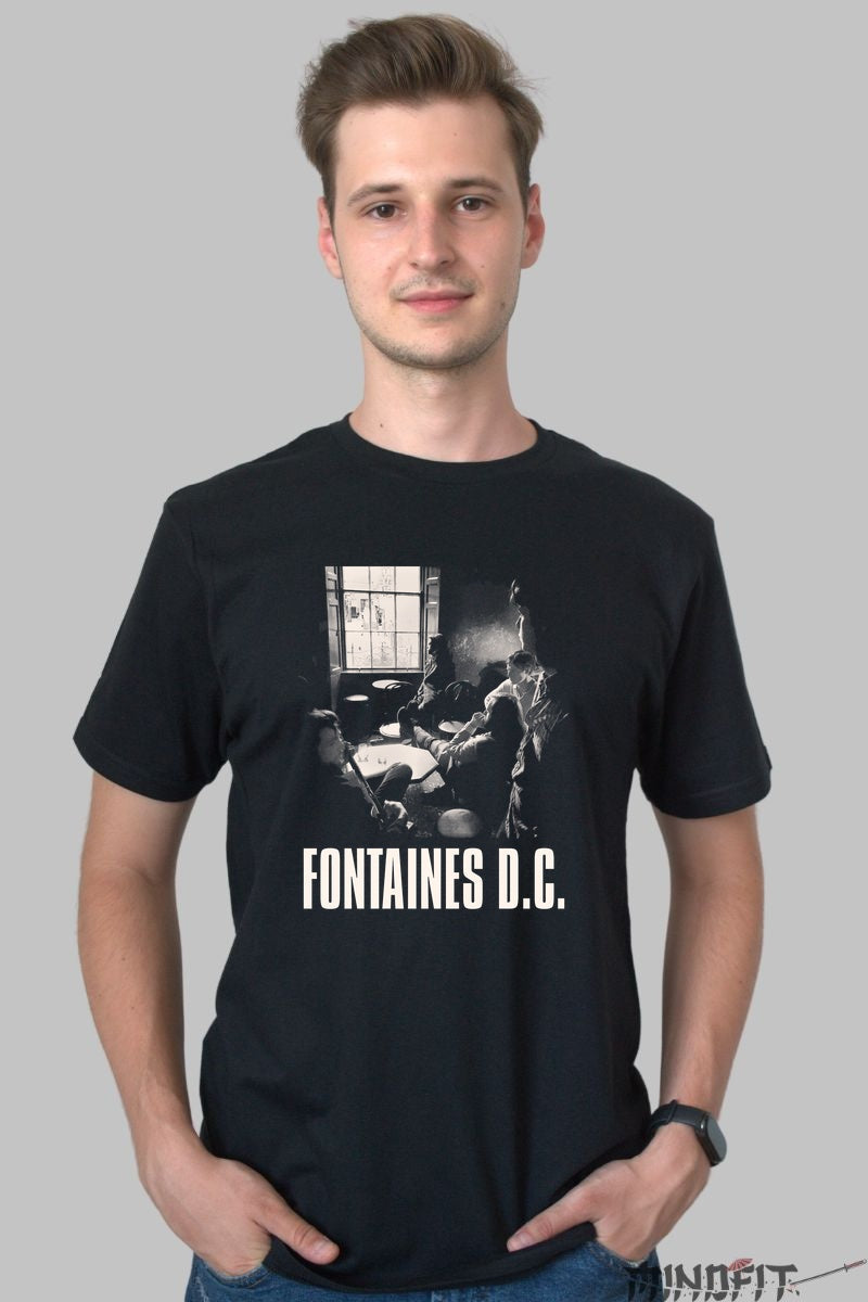Tricou Fontaines D.C. - Underground Session barbat negru