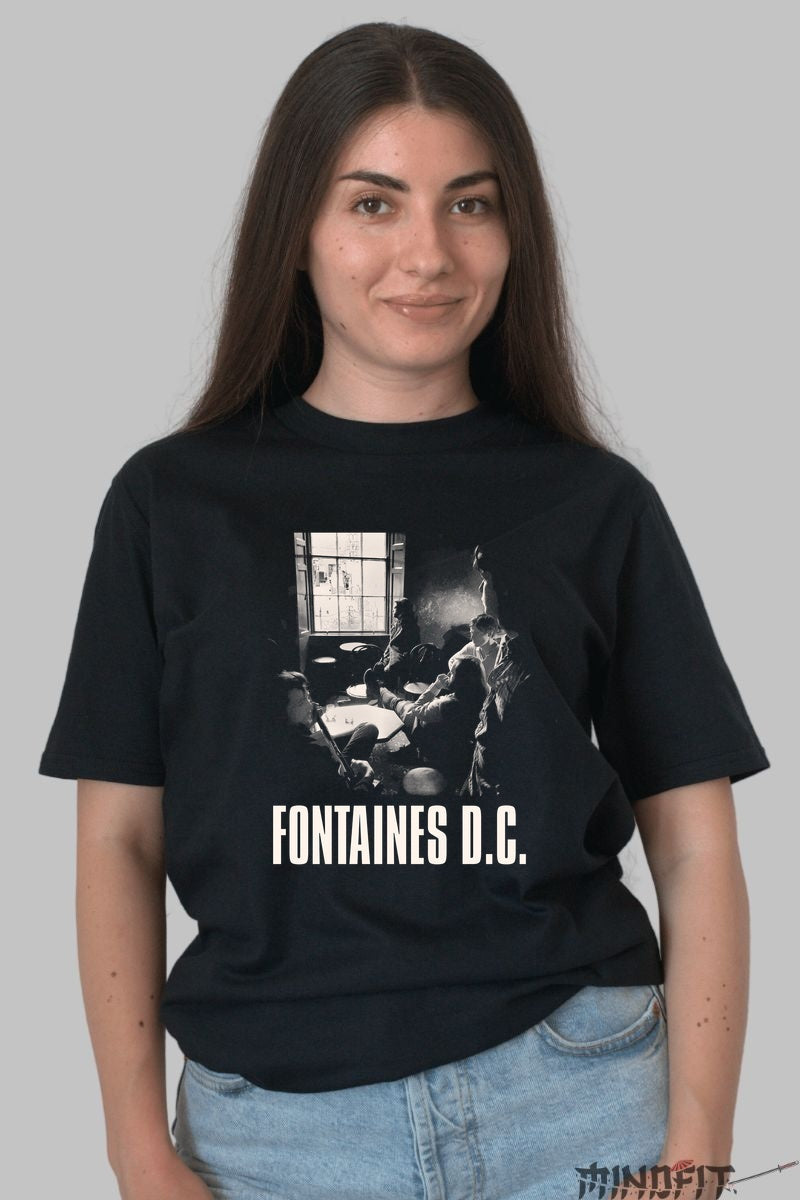 Tricou Fontaines D.C. - Underground Session dama negru