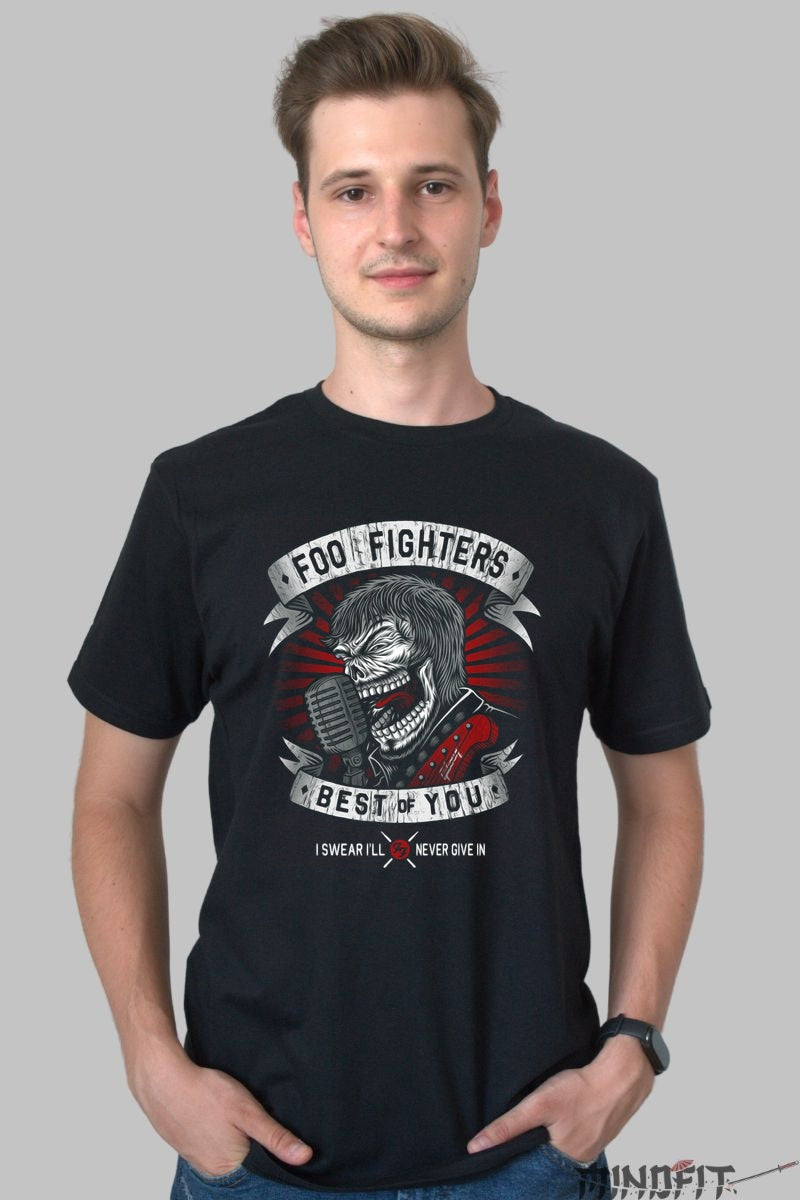 Tricou Foo Fighters - Best of You Skull Edition barbat negru