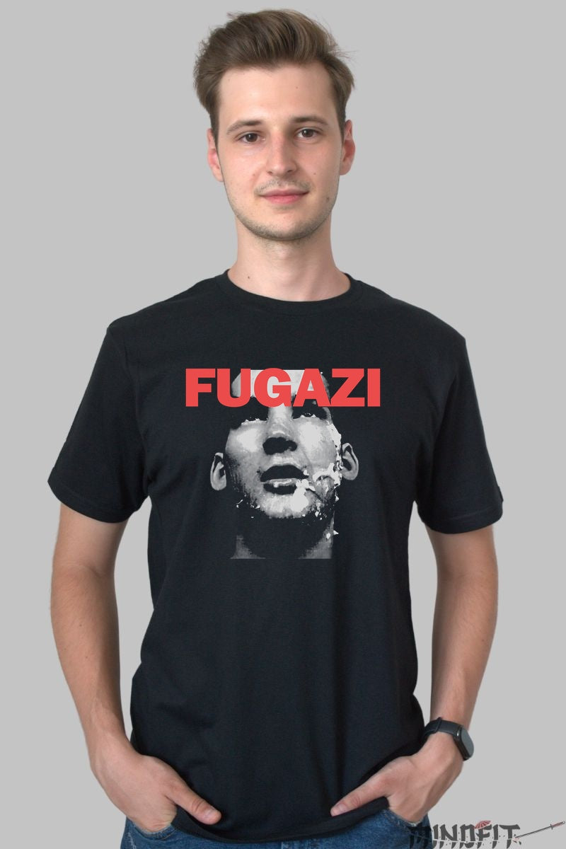Tricou Fugazi - Art Graphic Intense barbat negru