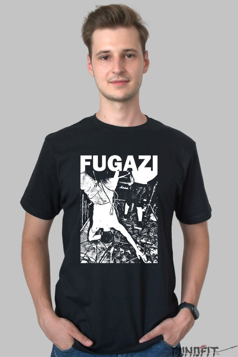 Tricou Fugazi - Hardcore Energy Live barbat negru