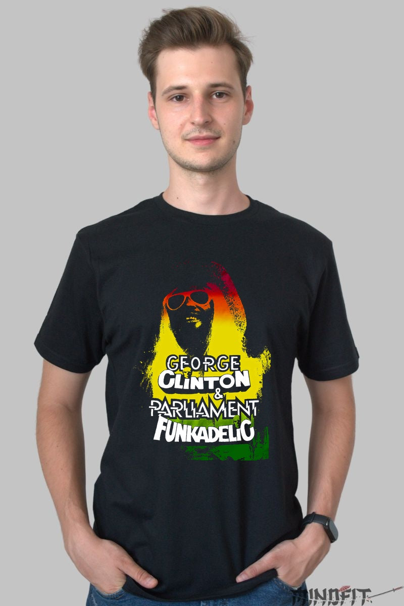 Tricou George Clinton & Parliament Funkadelic - Funk Revolution barbat negru