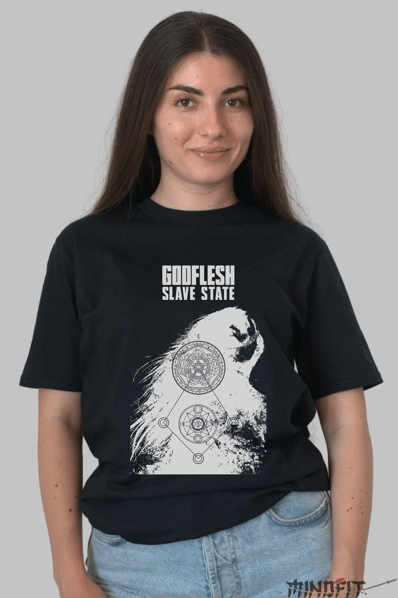 Tricou Godflesh - Slave State Industrial Art dama negru