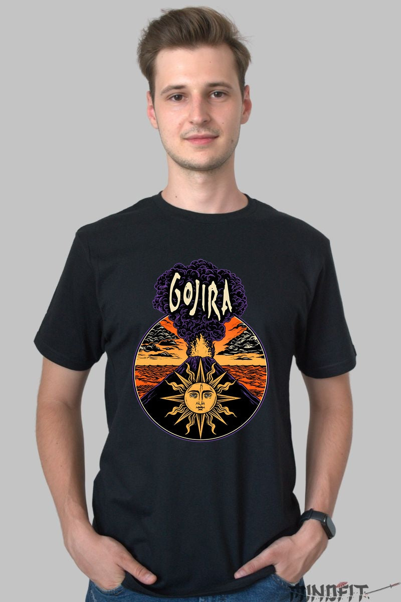 Tricou Gojira - Energie Eruptiva barbat negru