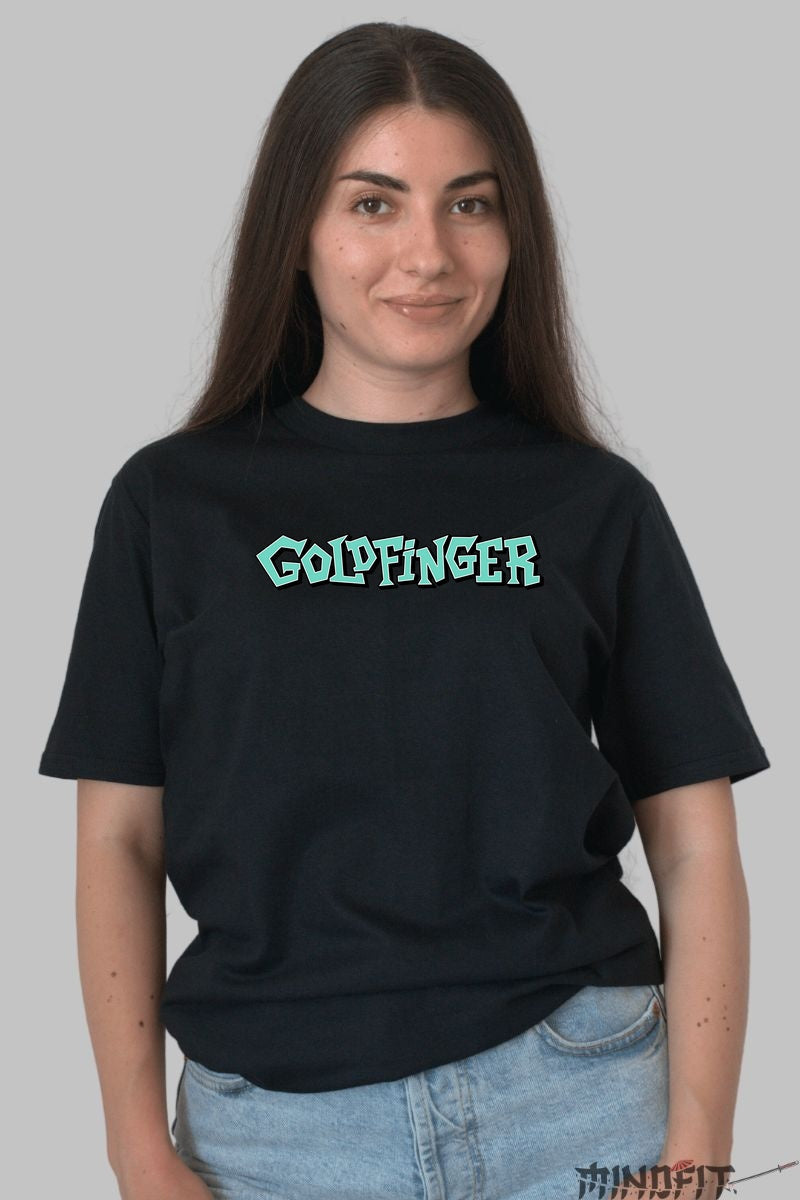 Tricou Goldfinger - Spirit Punk Californian dama negru
