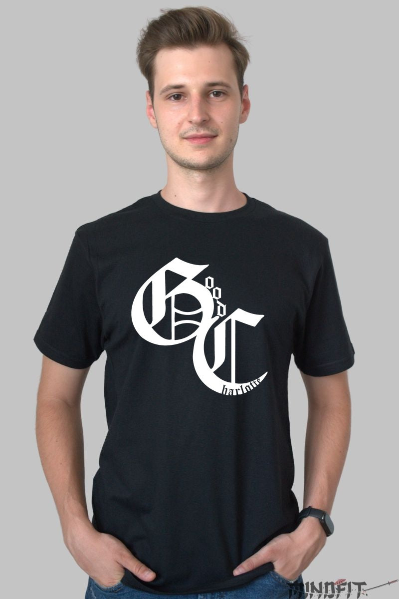 Tricou Good Culture - Urban Gothic Vibe barbat negru