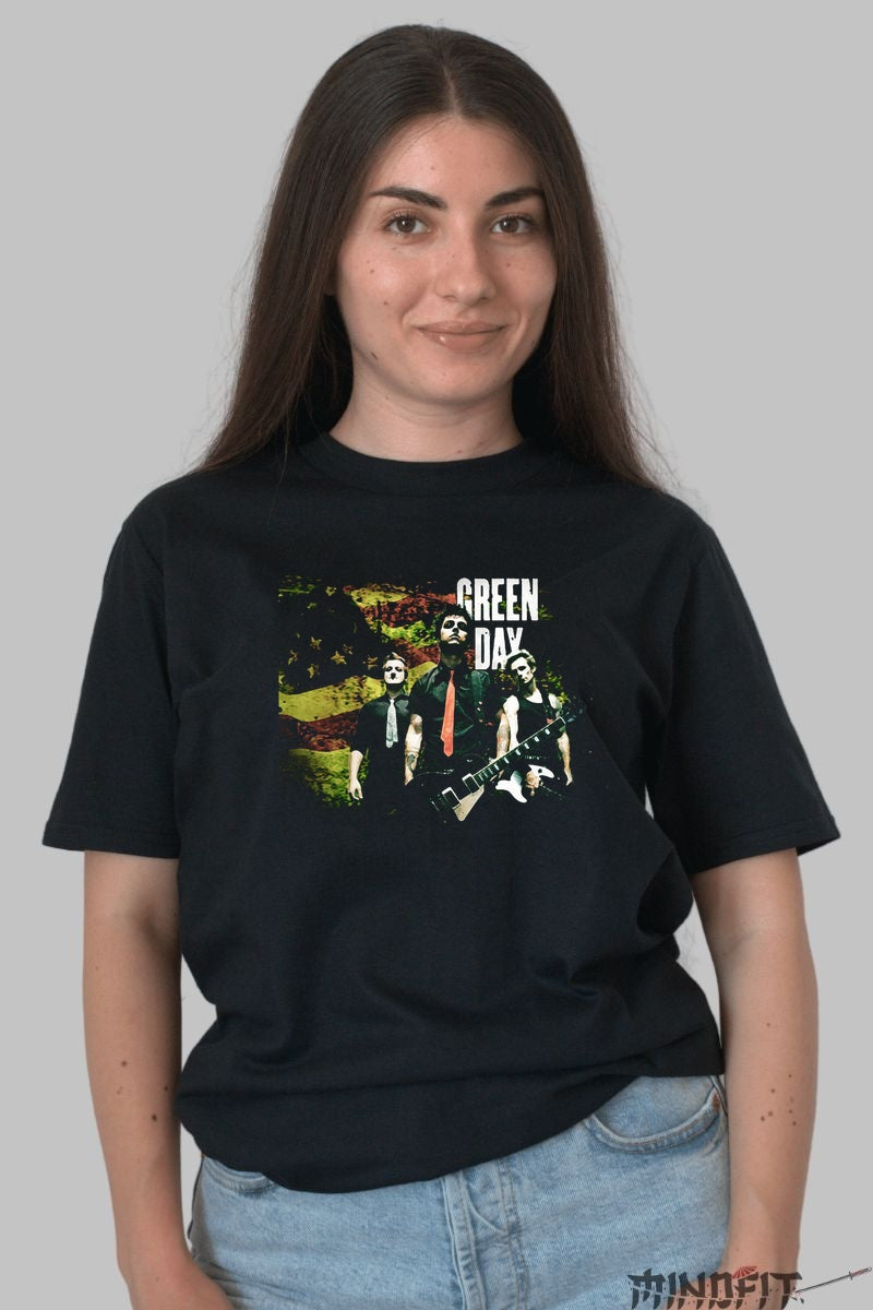 Tricou Green Day - Spirit Punk Rock dama negru