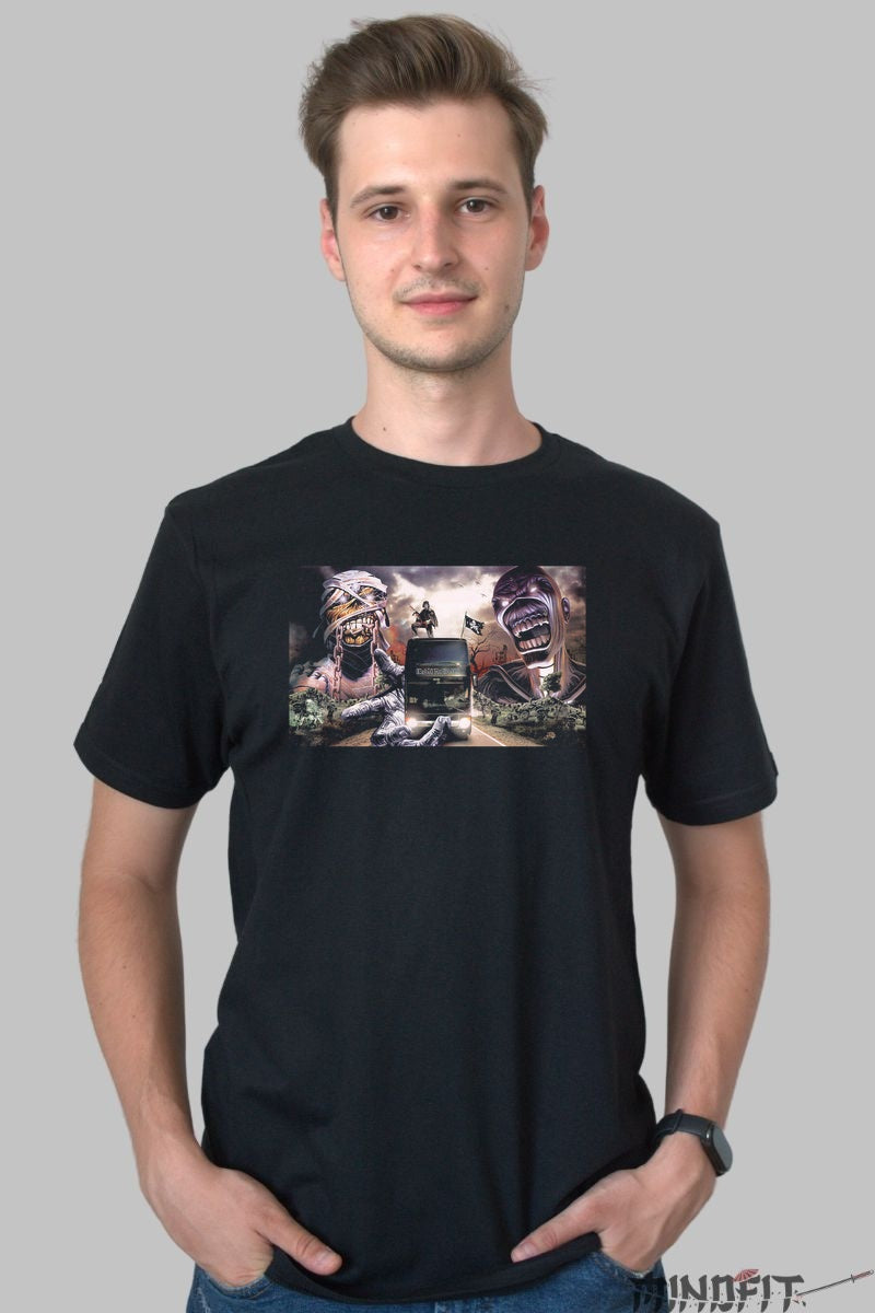 Tricou Heavy Metal Road - Templul Turneului barbat negru