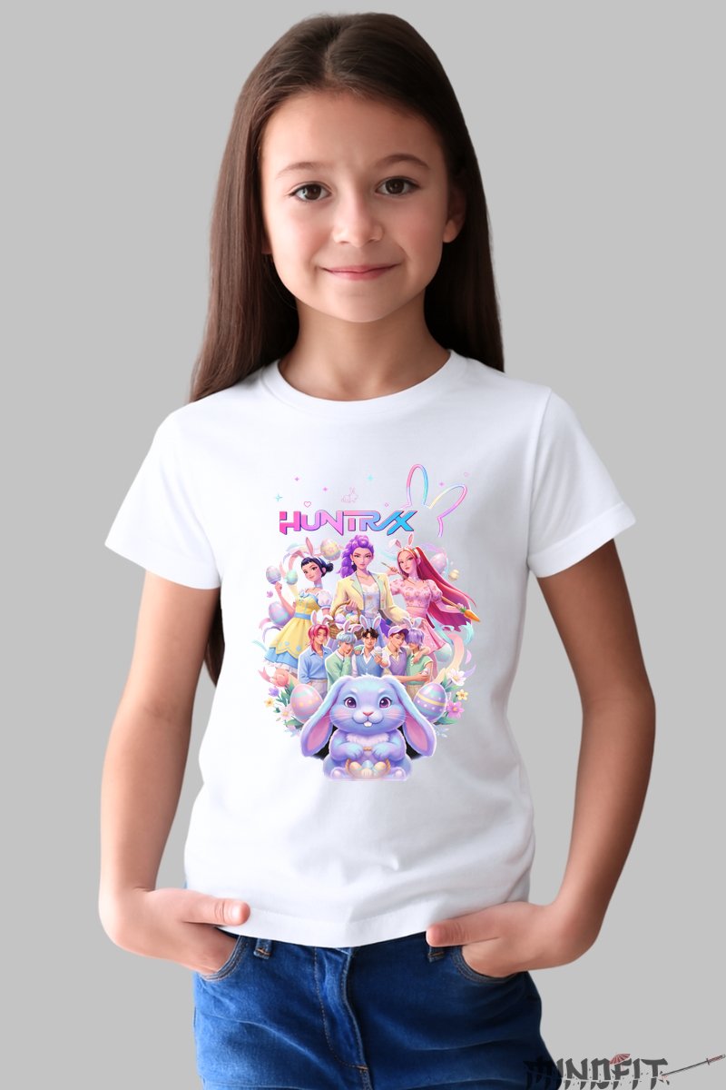 Tricou HUNTRIX Fantasy - Colectia Magica fata alb