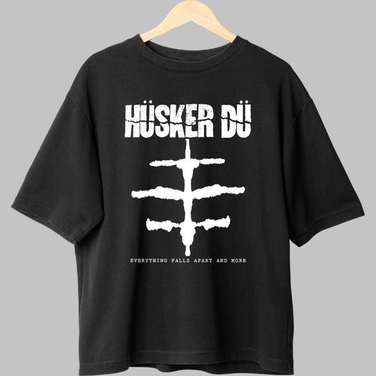 Tricou Huker Du- Everything Falls Apart fata