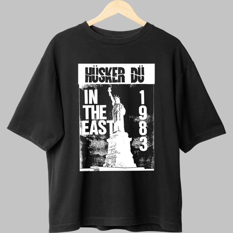 Tricou Huker Du - In the East 1983 Tour fata