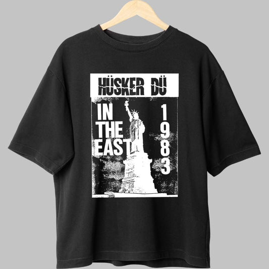 Tricou Huker Du - In the East 1983 Tour fata